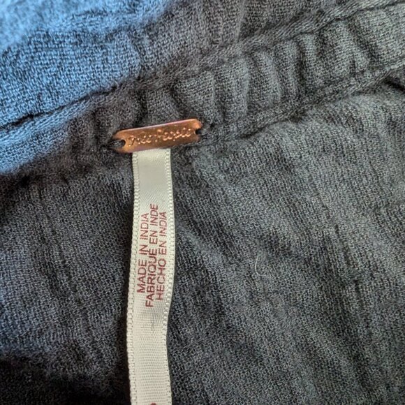 Black maxi free people wrap skirt small - Picture 3 of 4